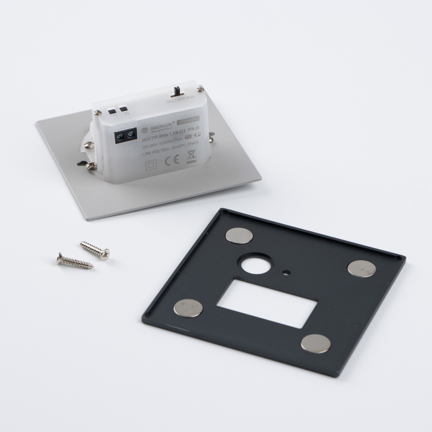 LED-Treppenleuchte mit Bewegungs- und Dämmerungssensor LED/1,5W/230V 3000/4000/6500K Anthrazit