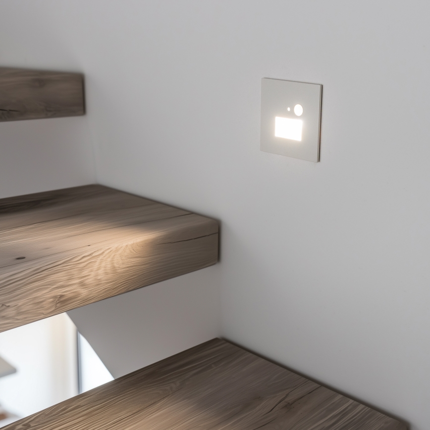 LED Treppenlicht mit Bewegungsmelder LED/1,5W/230V 3000K/4000K/6500K