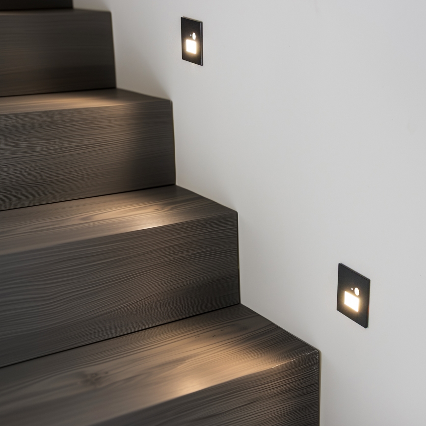 LED Treppenlicht mit Bewegungsmelder LED/1,5W/230V 3000K/4000K/6500K