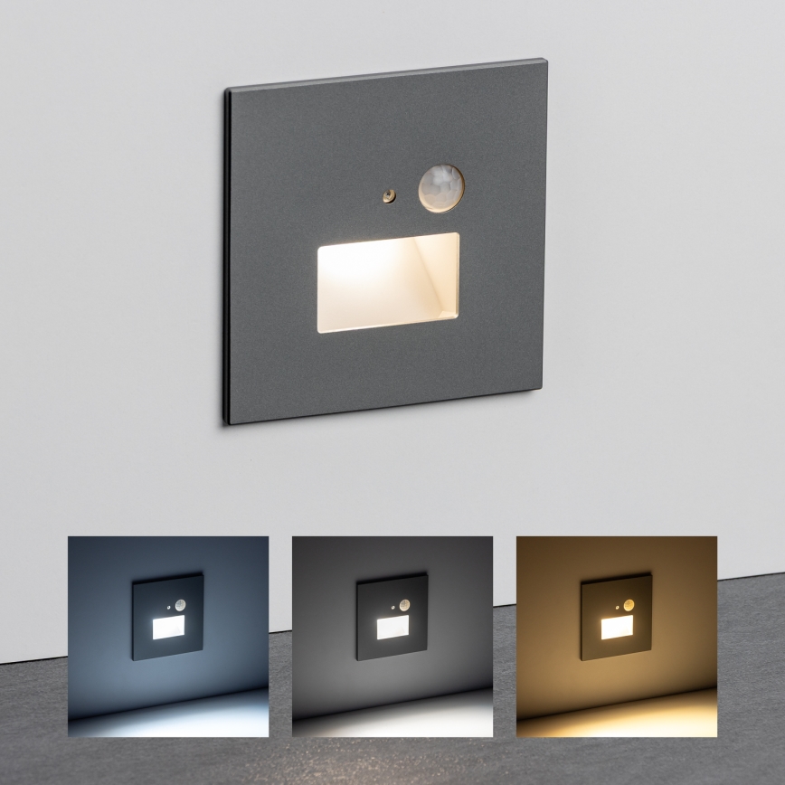 LED Treppenlicht mit Bewegungsmelder LED/1,5W/230V 3000K/4000K/6500K