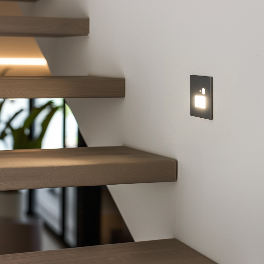 LED Treppenlicht mit Bewegungsmelder LED/1,5W/230V 3000K/4000K/6500K