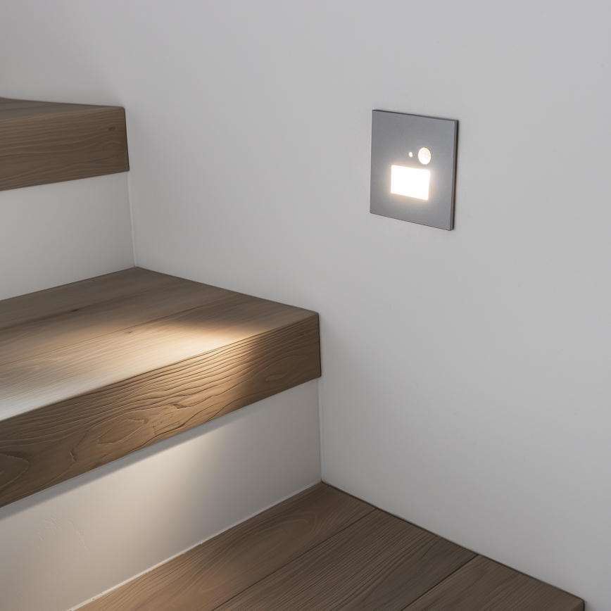 LED Treppenlicht mit Bewegungsmelder LED/1,5W/230V 3000K/4000K/6500K