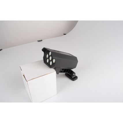 LED-Überwachungskamera-Attrappe mit Sensor und mit Solarpanel LED/5W/5,5V 800 mAh IP65 + Fernbedienung