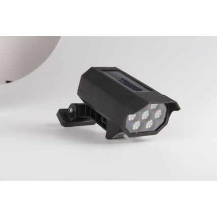 LED-Überwachungskamera-Attrappe mit Sensor und mit Solarpanel LED/5W/5,5V 800 mAh IP65 + Fernbedienung