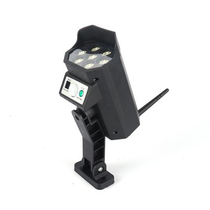 LED-Überwachungskamera-Attrappe mit Sensor und mit Solarpanel LED/5W/5,5V 800 mAh IP65 + Fernbedienung
