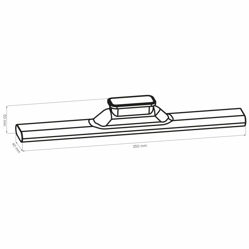 LED Unterbau-Touch-Magnetleuchte LED/2,5W/5V USB 2700/4000/6500K 1200 mAh 35 cm Weiß