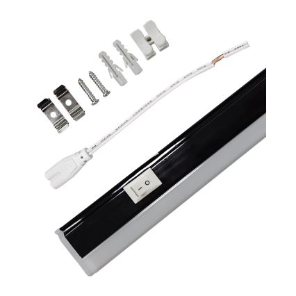 LED Unterbauleuchte TUBE LED/9W/230V 60 cm schwarz