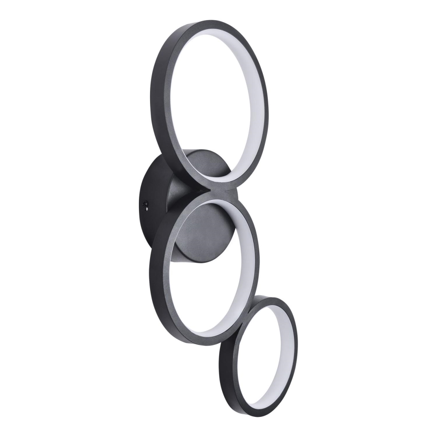 LED-Wandleuchte FLAMENCO LED/23W/230V 4000K schwarz