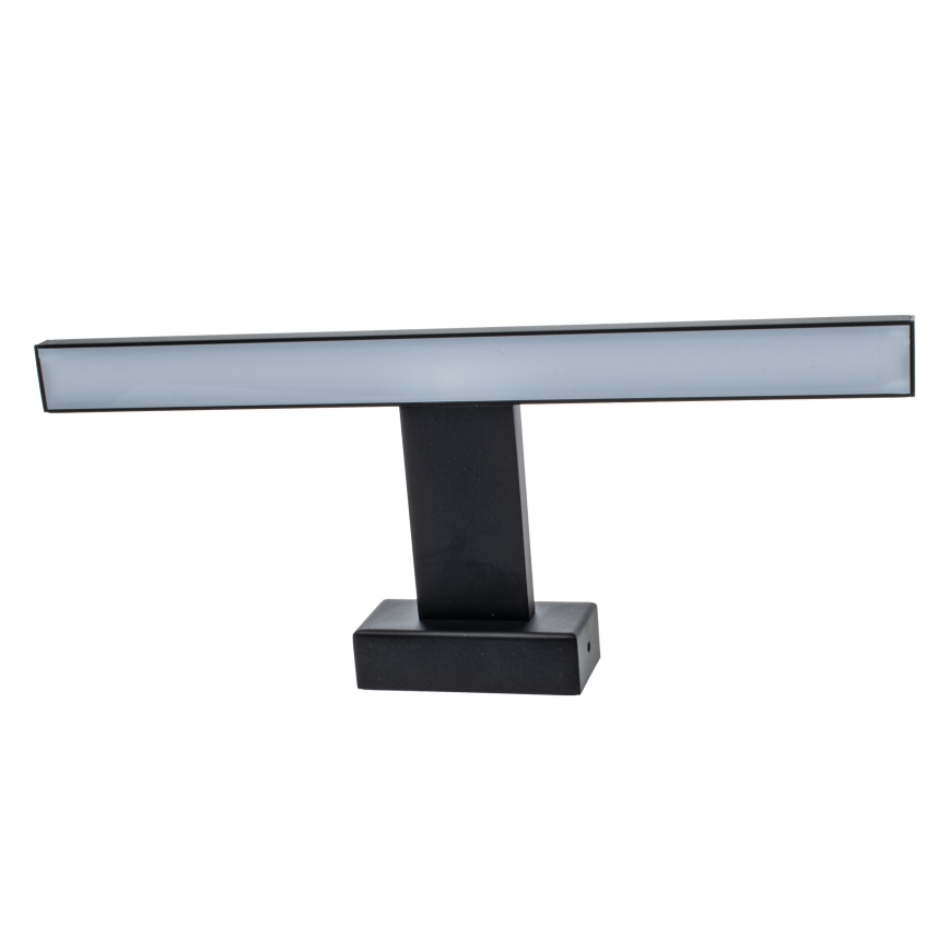 LED-Wandleuchte für Badezimmer SHINE, 7W, 230V, 30 cm, IP44, schwarz