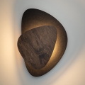 LED-Wandleuchte PEDRA LED/7W/230V schwarz/braun