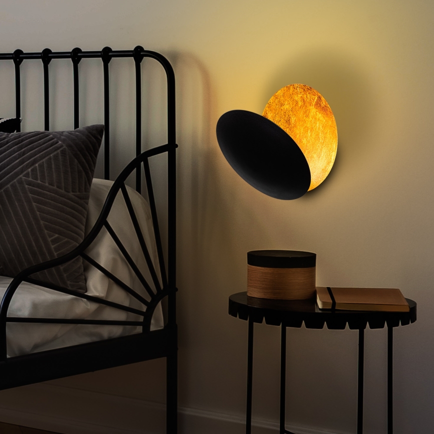 LED-Wandleuchte YOSMA LED/5W/230V 3000K schwarz/kupfern