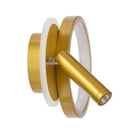 LED-Wandspot MONET LED/15W/230V goldfarben