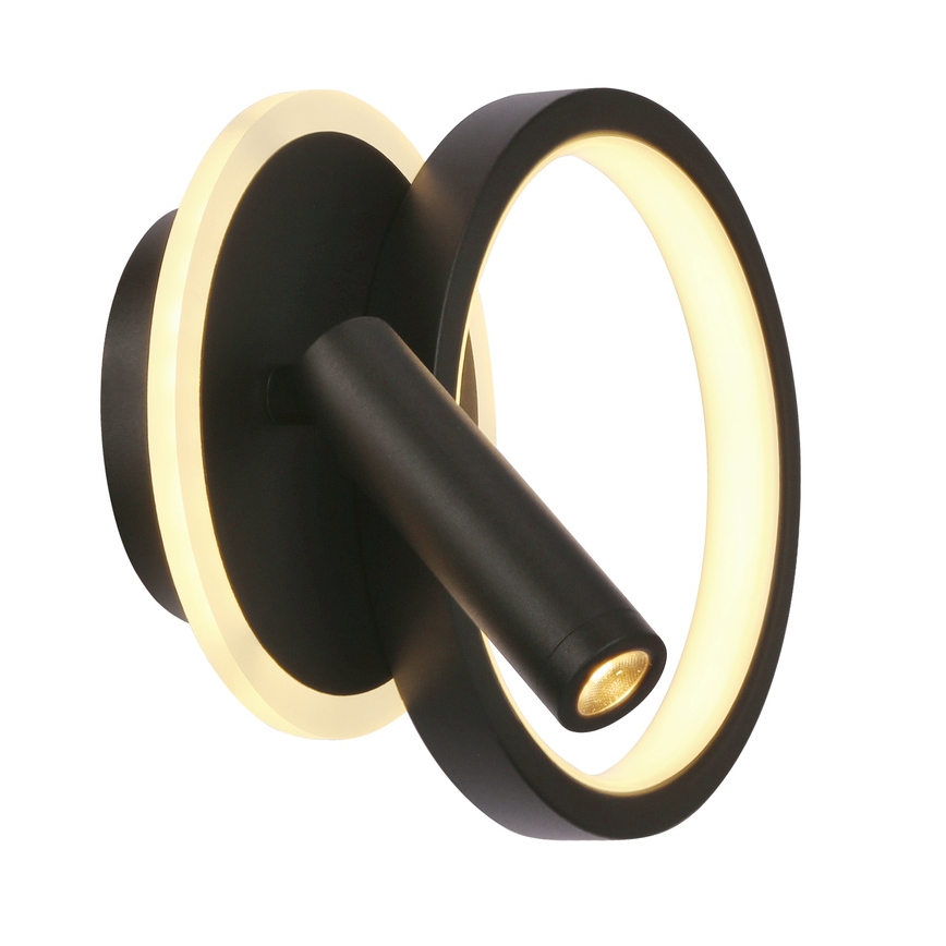 LED-Wandspot MONET LED/16W/230V schwarz