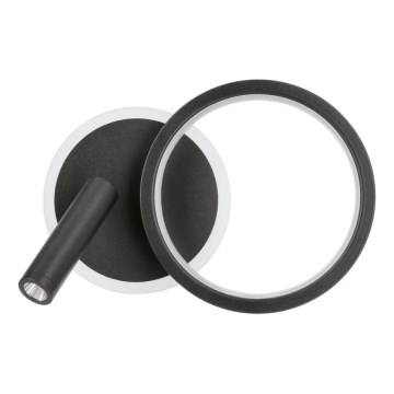 LED Wandspotlight MONET LED/16W/230V schwarz