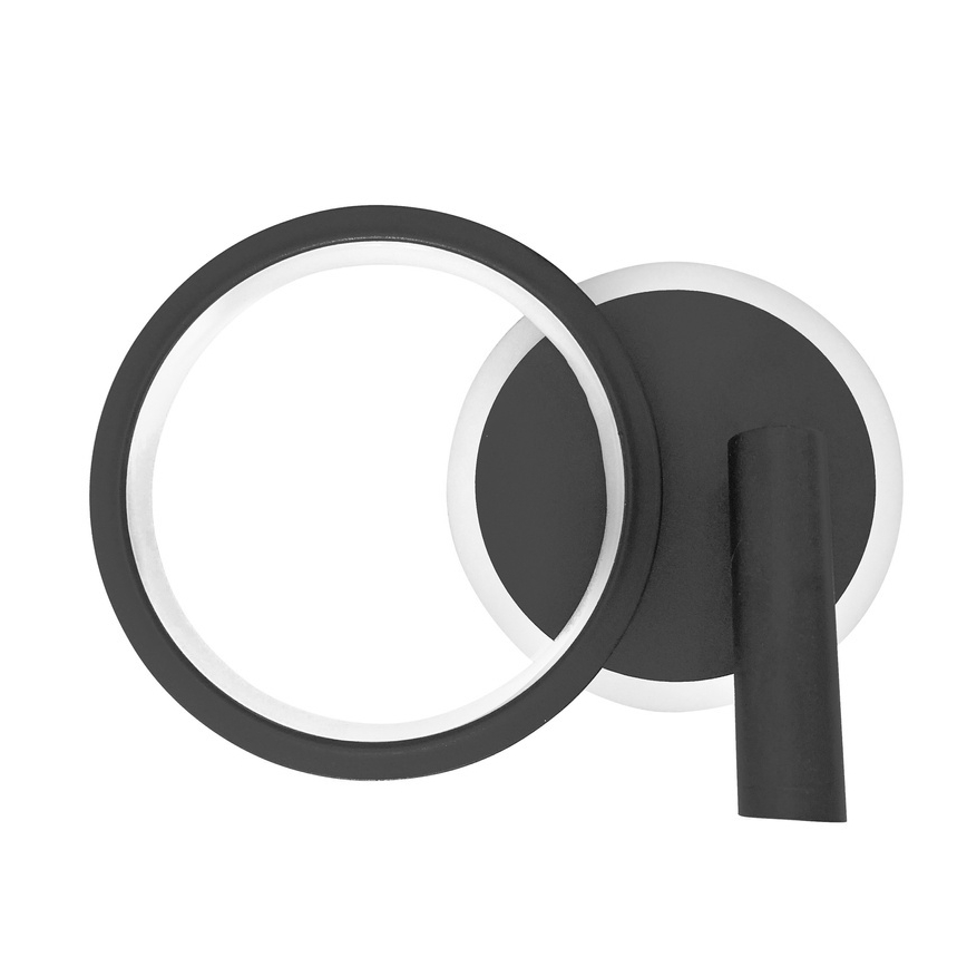 LED Wandspotlight MONET LED/16W/230V schwarz