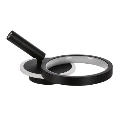 LED Wandspotlight MONET LED/16W/230V schwarz