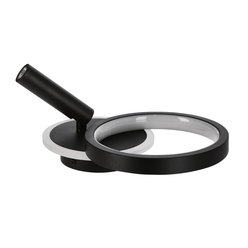 LED Wandspotlight MONET LED/16W/230V schwarz