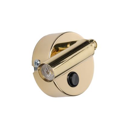 LED-Wandstrahler ENZO LED/3W/230V golden