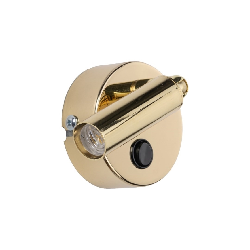 LED-Wandstrahler ENZO LED/3W/230V golden