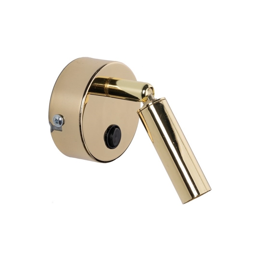 LED-Wandstrahler ENZO LED/3W/230V golden
