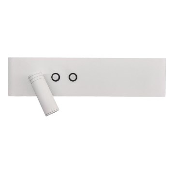 LED-Wandstrahler RESORT LED/10W/230V + LED/3W, weiß, links