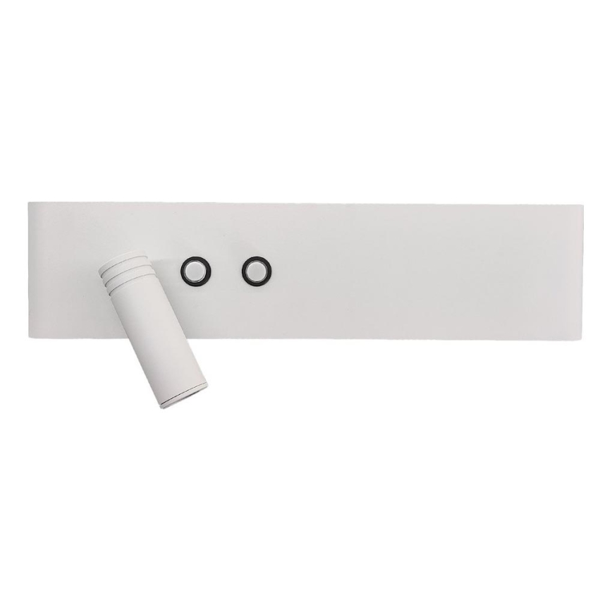 LED-Wandstrahler RESORT LED/10W/230V + LED/3W, weiß, links