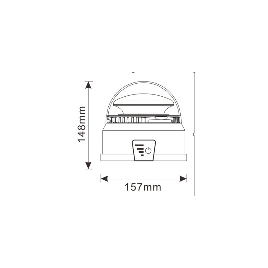 LED Warnleuchte LED/12-24V IP65
