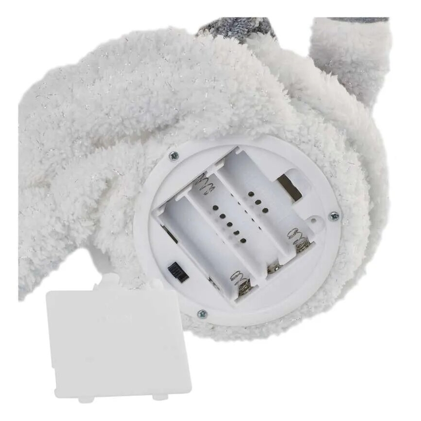 LED Weihnachtsdekoration 6xLED/3xAA Schneemann