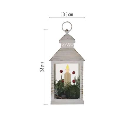 LED Weihnachtsdekoration LED/3xAAA Laterne