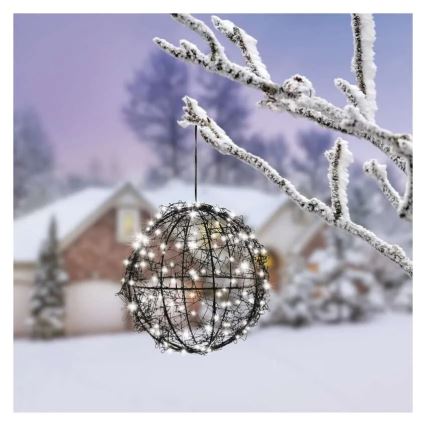 LED-Weihnachtsdekoration 200 LEDs/230V Ø 20 cm