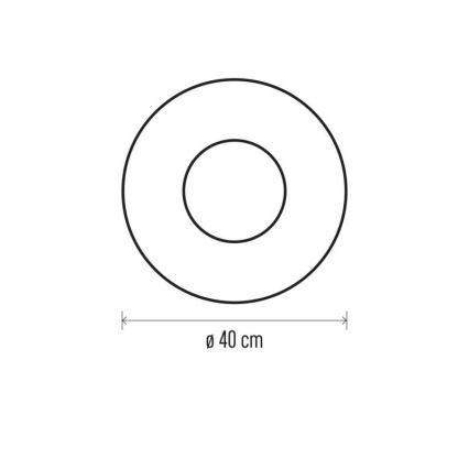 LED-Weihnachtsdekoration 20xLED/2xAA d. 40 cm
