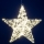 LED-Weihnachtsdekoration, 320 LEDs / 230 V, 45 cm, Stern, warmweiß
