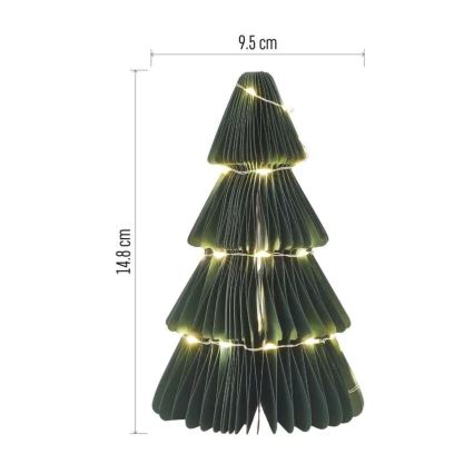 LED-Weihnachtsdekoration 35xLED/2xAA Weihnachtsbaum