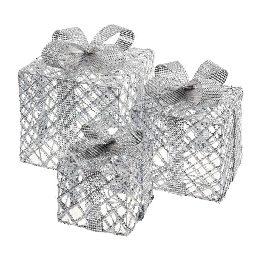 LED Weihnachtsdekoration 72xLED/1,35W/230V silber