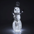 LED-Weihnachtsdekoration für den Außenbereich LED/3,6W/230V/kaltweiß 75 cm IP44 Schneemann