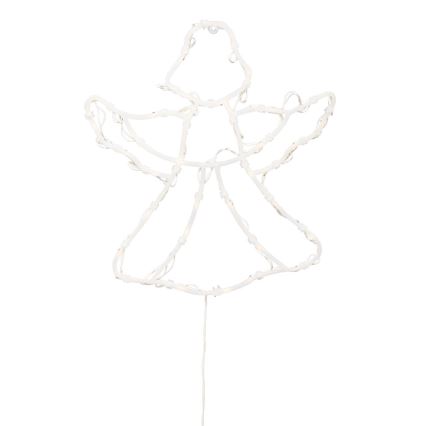 LED Weihnachtsdekoration für Fenster 35xLED/230V IP44 Engel warmweiß