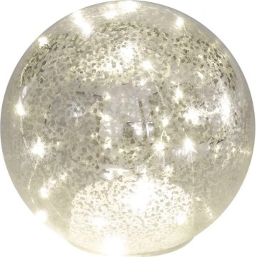 LED-Weihnachtsdekoration Kugel Ø 15 cm, 20× LED, 3× AA-Batterien