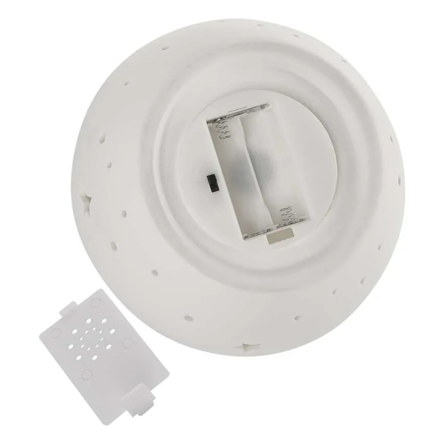 LED-Weihnachtsdekoration LED/0,4W/2xAA Keramischer Engel
