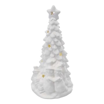 LED-Weihnachtsdekoration LED/2xAA warmweiß Weihnachtsbaum