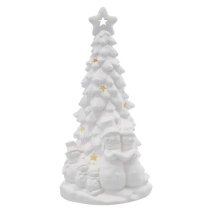 LED-Weihnachtsdekoration LED/2xAA warmweiß Weihnachtsbaum