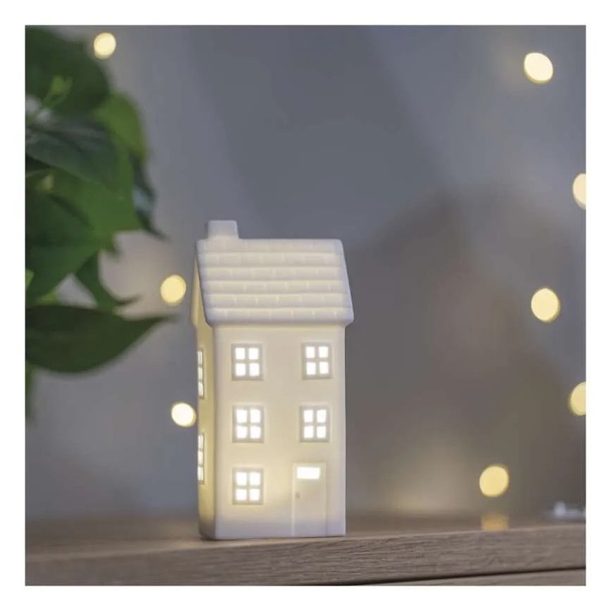 LED-Weihnachtsdekoration LED/CR2032 Häuschen