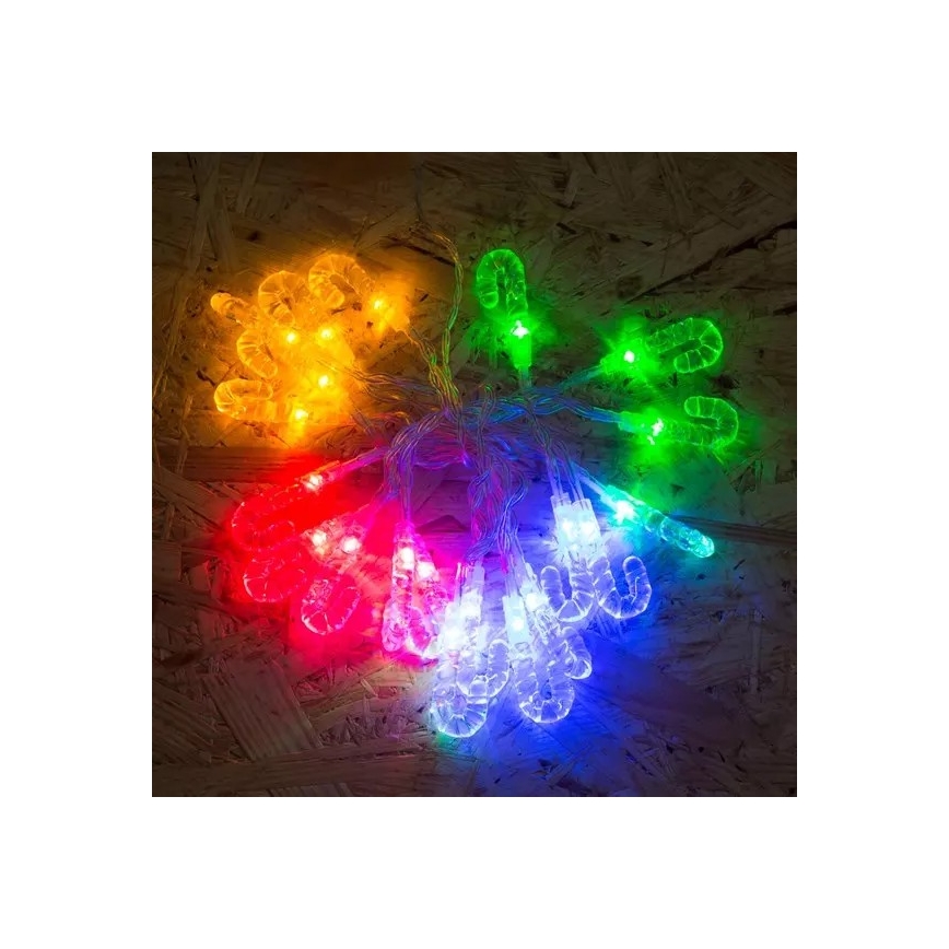 LED Weihnachtskette 20xLED 2,25m multicolor Stock