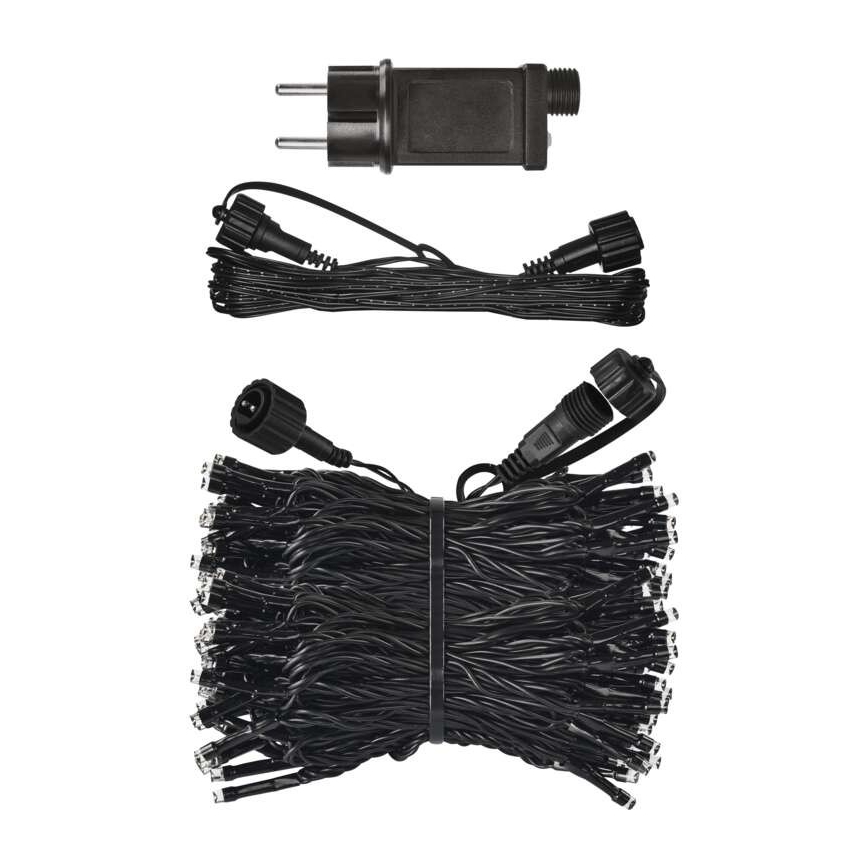 LED-Weihnachtskette für den Außenbereich 100xLED/15m IP44 kaltweiß
