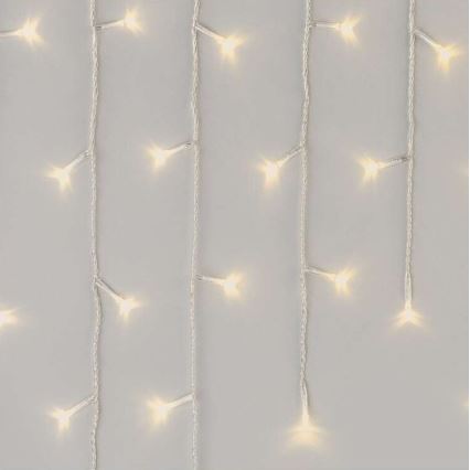 LED-Weihnachtskette für den Außenbereich 300xLED/8 Modi 10m IP44 warmweiß + Fernbedienung
