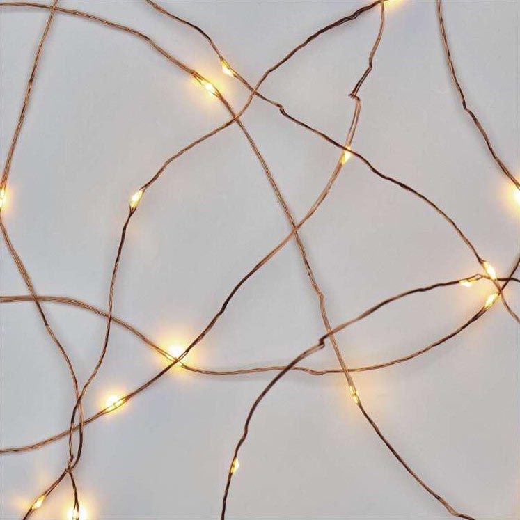 LED-Weihnachtskette für den Außenbereich 40xLED/9m IP44 warmweiß