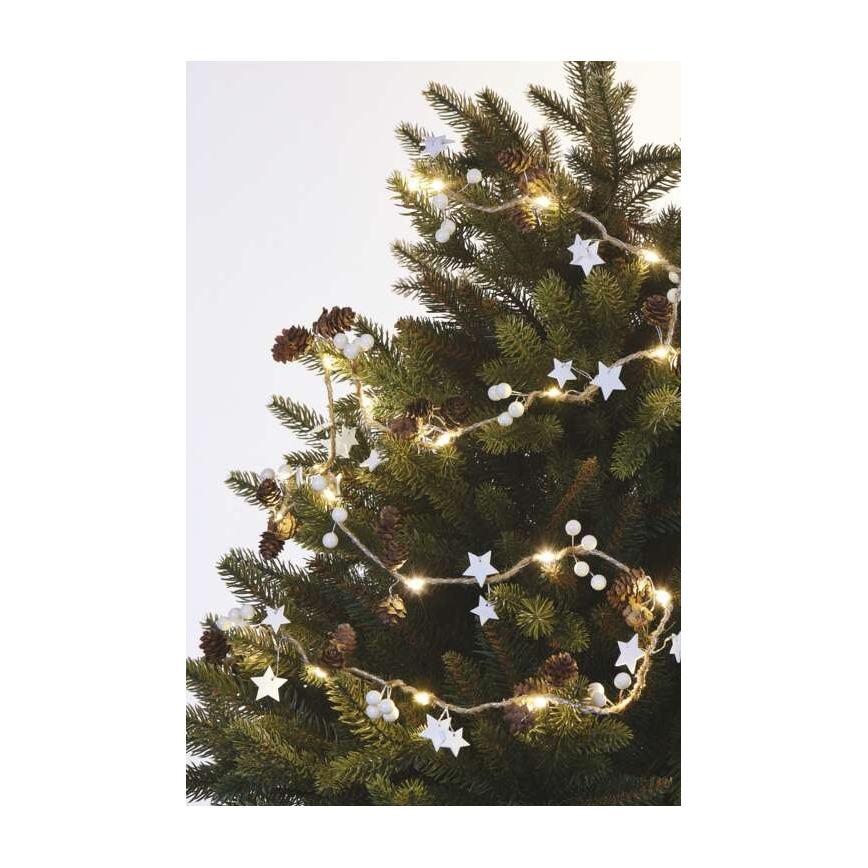 LED-Weihnachtslichterkette 20xLED/2xAA 2m