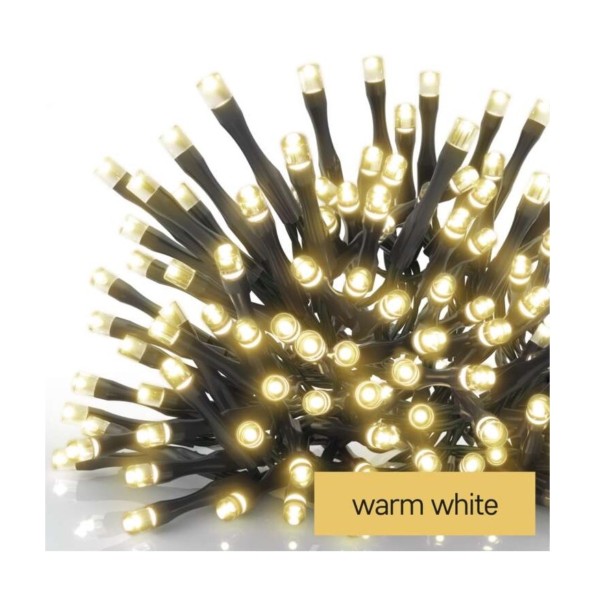 LED-Weihnachtslichterkette für den Außenbereich 120xLED/3xAA 8,9m IP44 warmweiβ