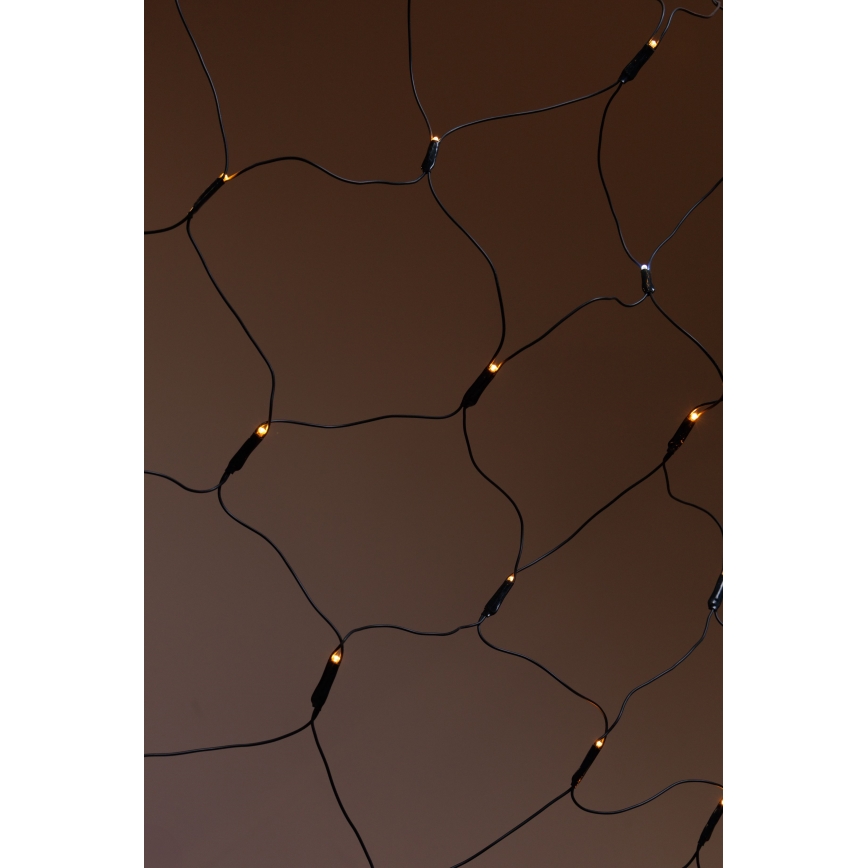 LED-Weihnachtslichtervorhang für den Außenbereich NET 240xLED/7,2W/230V 1,5x2 m IP44 warmweiβ
