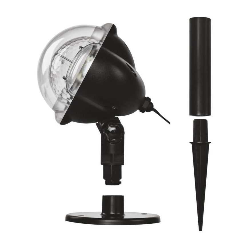 LED-Weihnachtsprojektor für den Außenbereich LED/4W/230V IP44 weiß