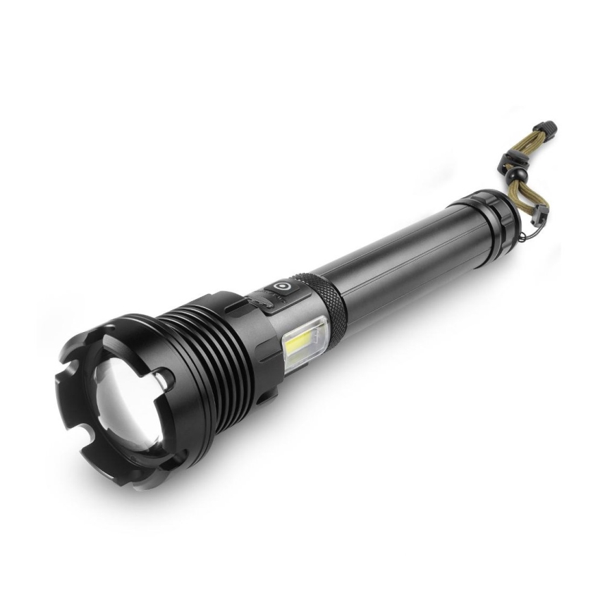 LED wiederaufladbare Aluminium-Taschenlampe mit Powerbank-Funktion LED/4400 mAh 2200 lm IP44